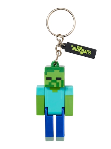 Minecraft Zombie Interactive Keyring                                                                                            