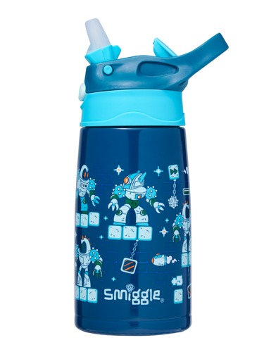 Happy Tales Steel Junior Stainless Steel Flip Drink Bottle 400Ml                                                                
