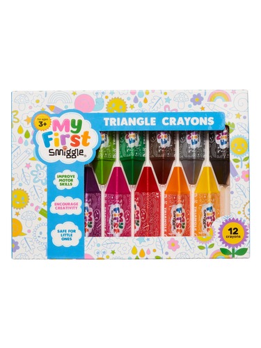 My First Smiggle Triangle Crayons                                                                                               