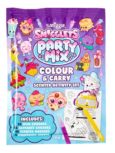 Smigglets Party Mix Colour & Carry Scented Activity Set                                                                         