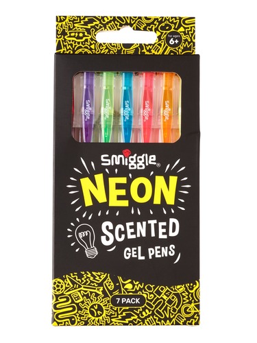Neon Scented Gel Pens X7                                                                                                        