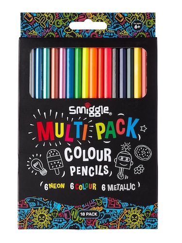 Multi Pack Colour Pencils X18                                                                                                   