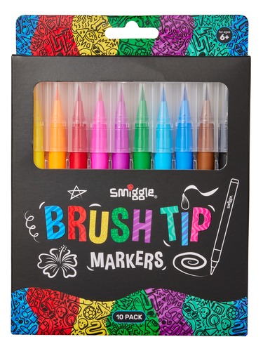 Brush Tip Marker Pack X10                                                                                                       